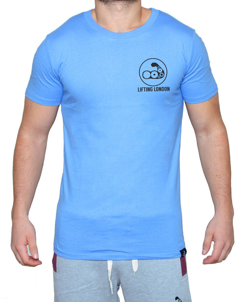 Core V2 "Armed" Tee - Maya Blue