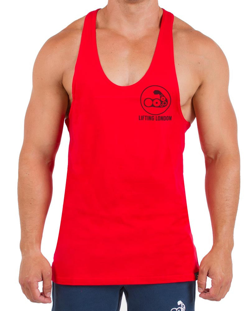 Banner Armed Vest - Fire Red