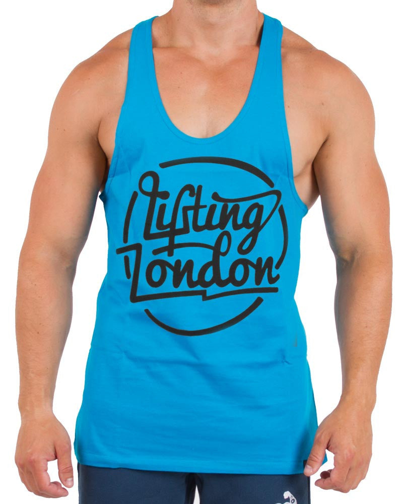 Banner Stamped Vest - Dodger Blue