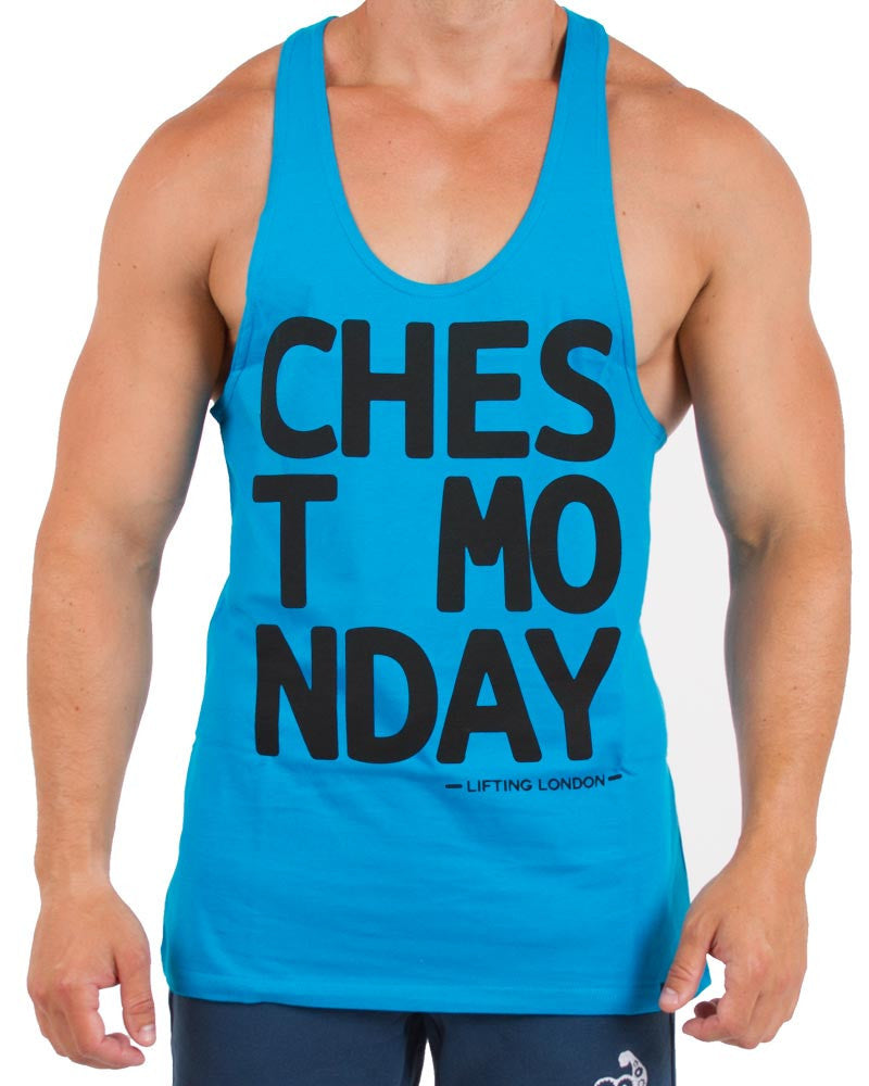 Banner "Monday" Vest - Dodger Blue