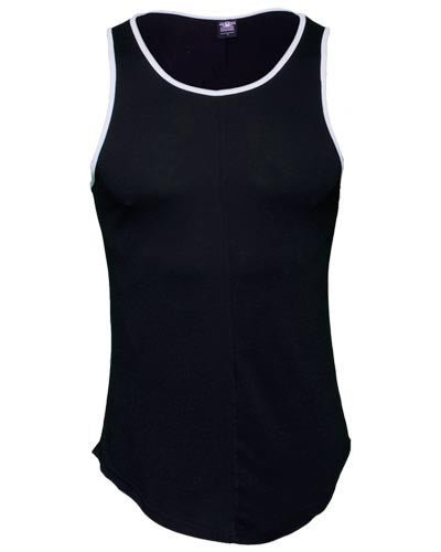 Apollo Plain Tank - Black/Ice white