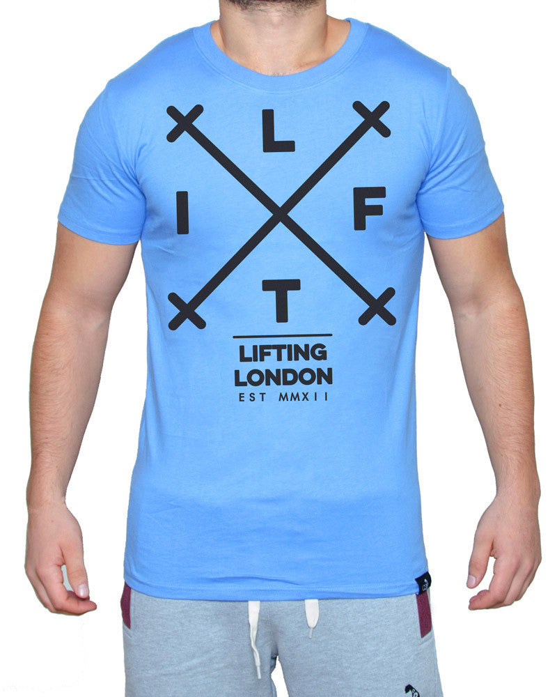 Core V2 "Crossbar" Tee - Maya Blue