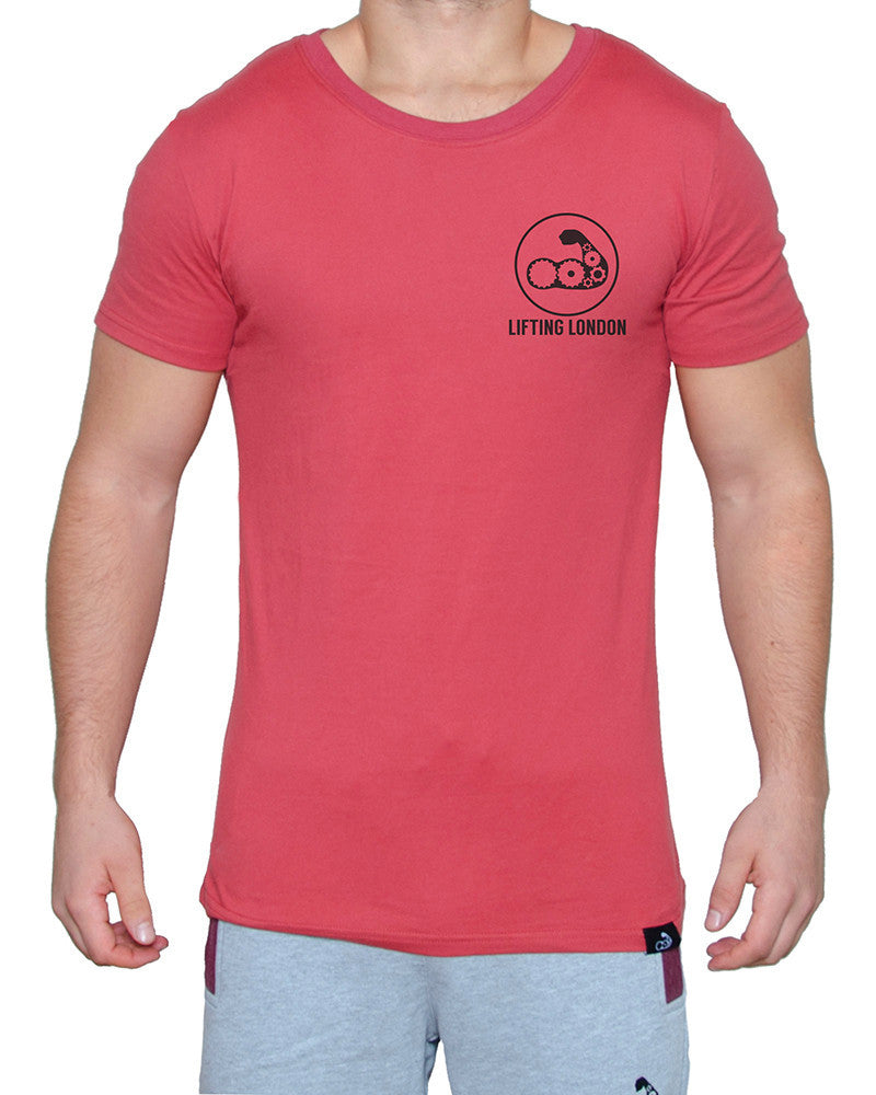 Core V2 Scoop "Armed" Tee - Mars Red