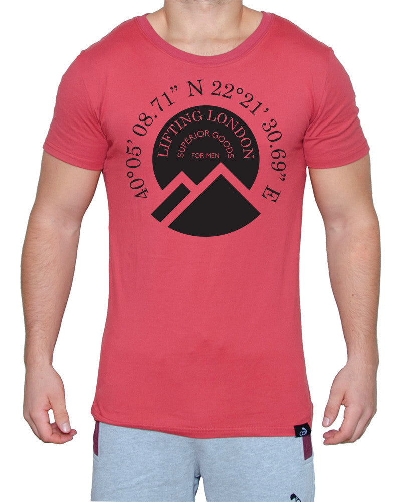 Core V2 Scoop "Olympus" Tee - Mars Red