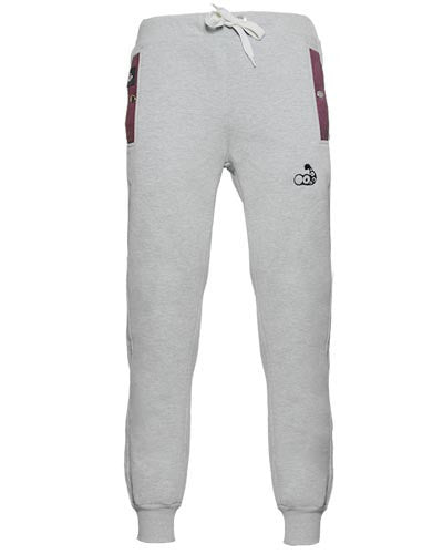 Proto Cuffed Sweats - Steel Grey/New London Burgundy