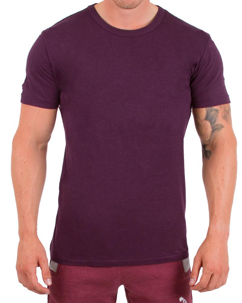 Bamboo Plain Tee - Royal Purple