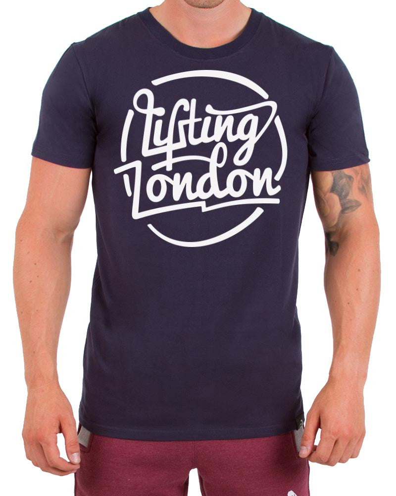 Core Stamped Tee - Navy