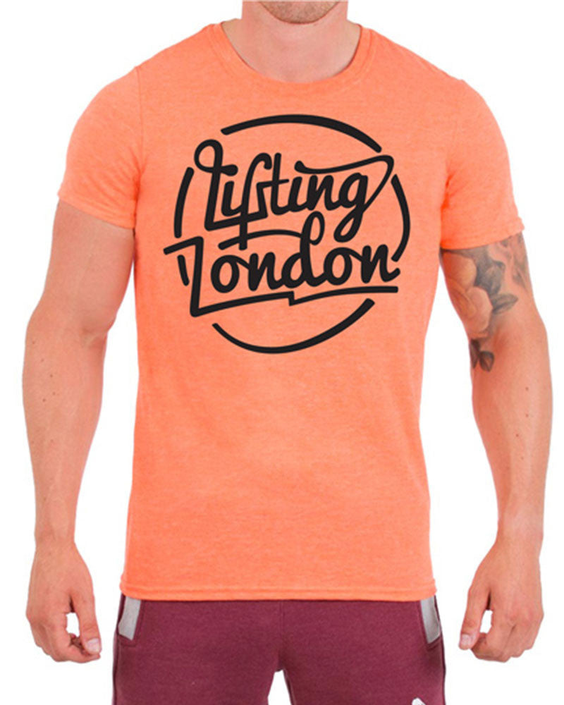 Staple Stamped Tee - Atomic Orange