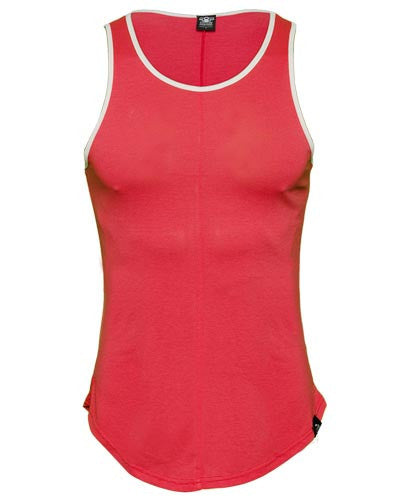 Apollo Plain Tank - Rusted Red/Ice White